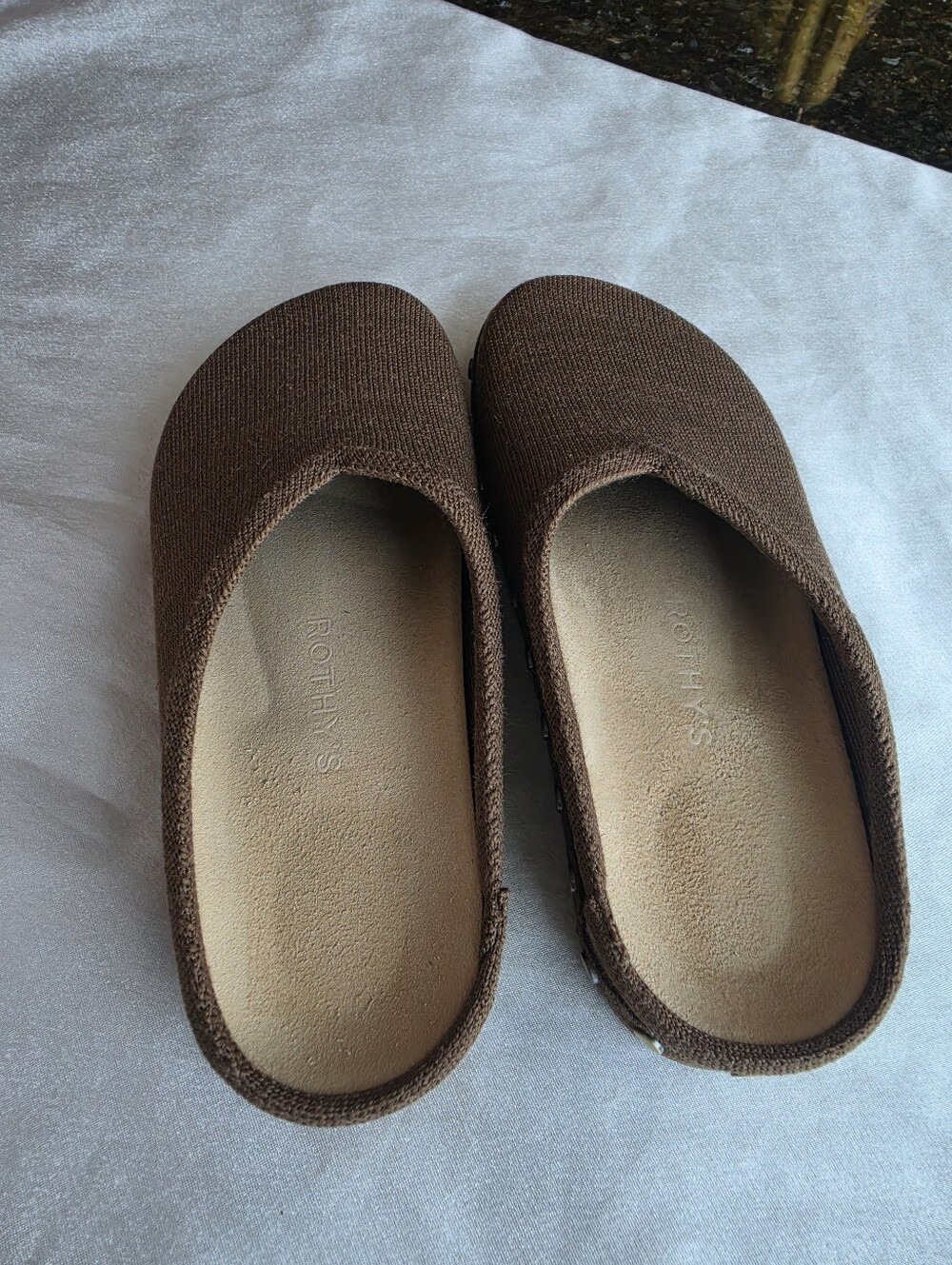 Rothy's The Casual Clog Studded in Cinnamon Sz 7 - Picture 13 of 13